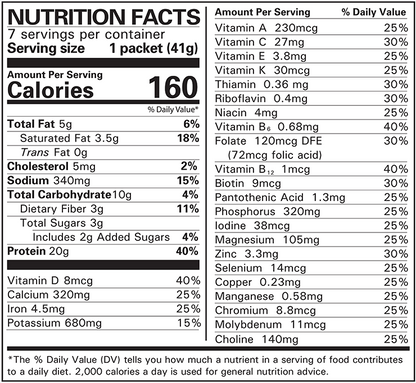 Numetra Chocolate Banana Frappe | 20g Protein | 7 Count