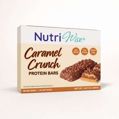 NutriWise Caramel Crunch Bars (7ct)