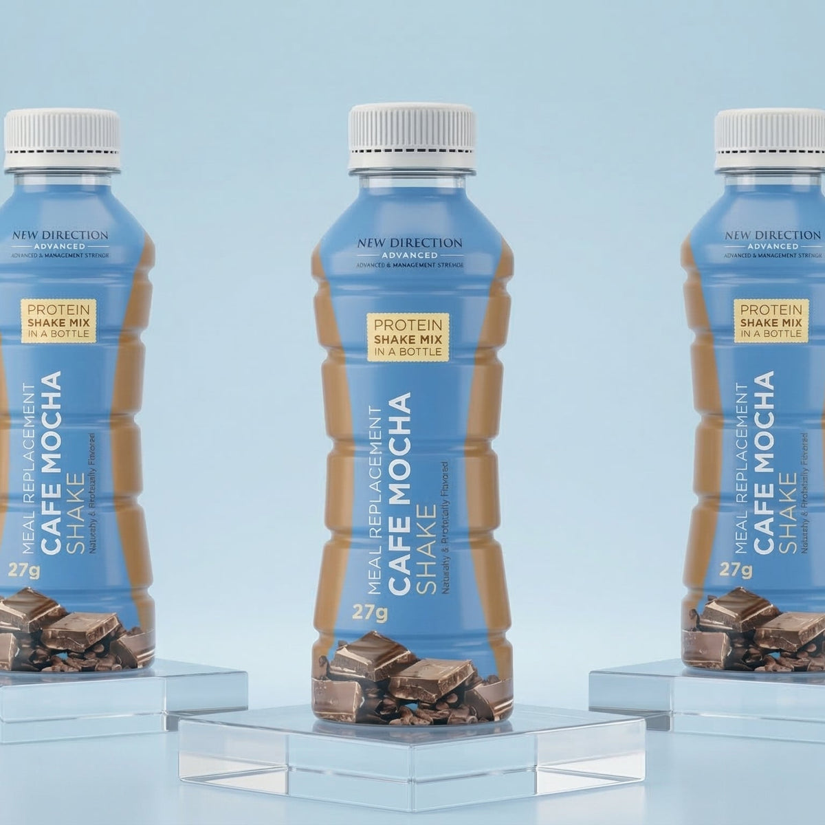New Direction Cafe Mocha 27g Protein Shake (1 bottle)