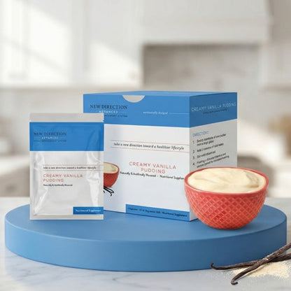 New Direction Creamy Vanilla Pudding | 27g Protein  | 7 Count
