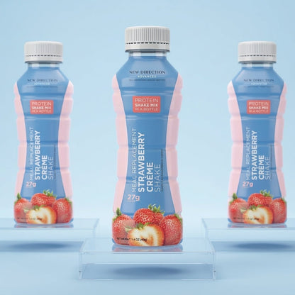 New Direction Strawberry Cream 27g Protein Shake (1 bottle)