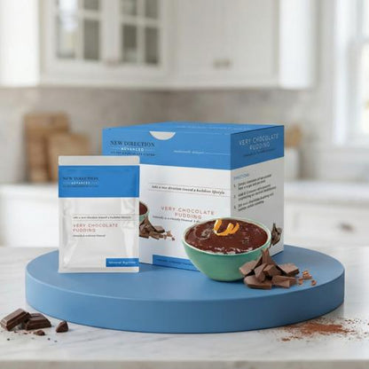 New Direction Very Chocolate Pudding | 27g Protein  | 7 Count