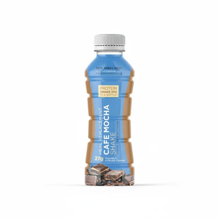 New Direction Cafe Mocha 27g Protein Shake (1 bottle)