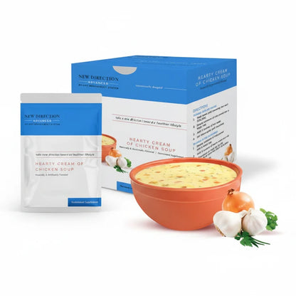 New Direction Hearty Cream of Chicken Soup | 27g Protein  | 7 Count