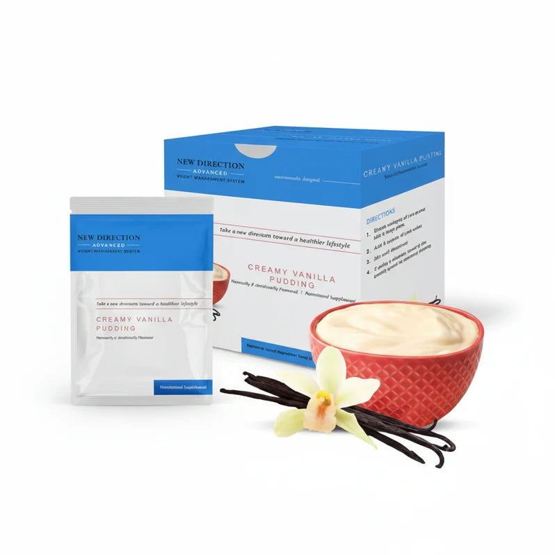 New Direction Creamy Vanilla Pudding | 27g Protein  | 7 Count