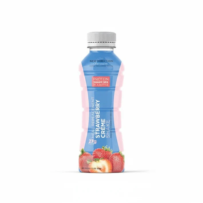 New Direction Strawberry Cream 27g Protein Shake (1 bottle)