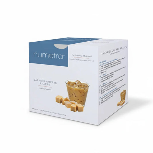 Numetra Caramel Coffee Frappe | 20g Protein | 7 Count