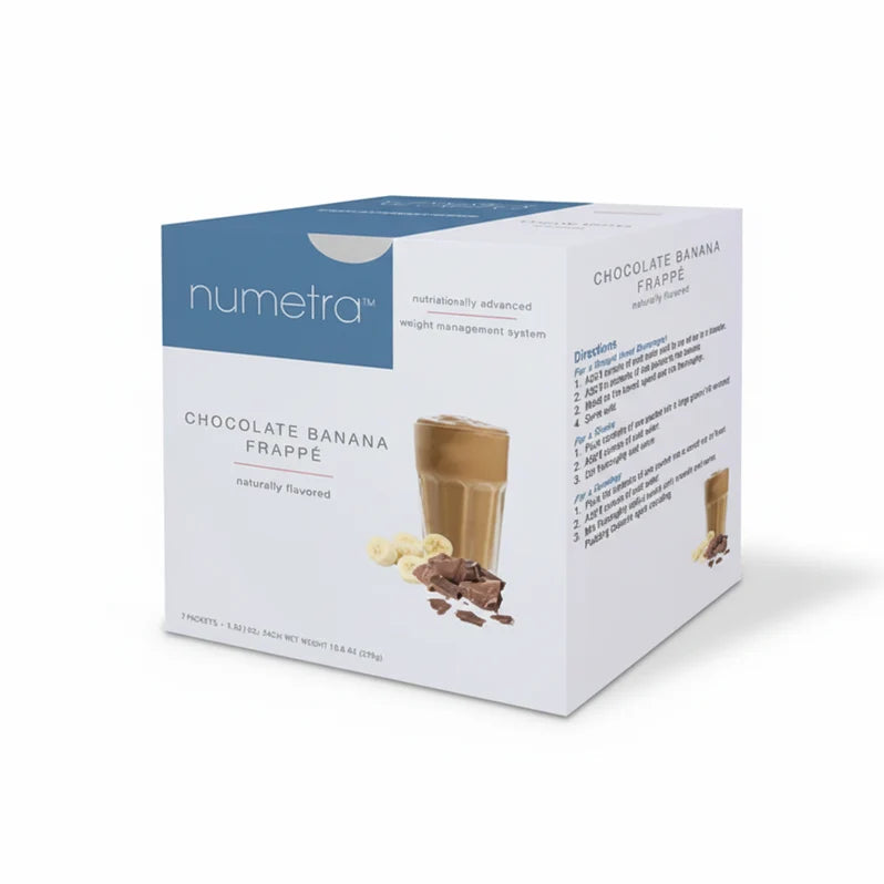 Numetra Chocolate Banana Frappe | 20g Protein | 7 Count