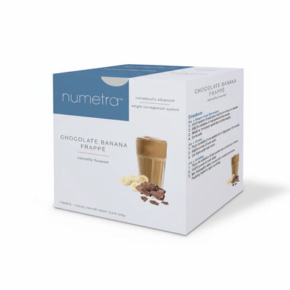 Numetra Chocolate Banana Frappe | 20g Protein | 7 Count