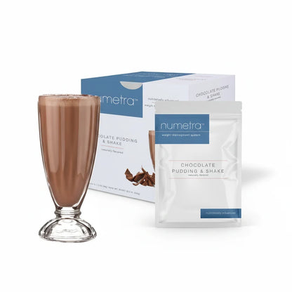 Numetra Chocolate Pudding and Shake | 20g Protein | 7 Count