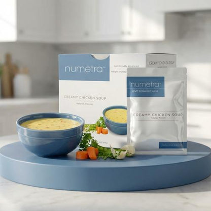 Numetra Creamy Chicken Soup | 20g Protein | 7 Count