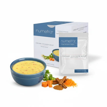 Numetra Creamy Chicken Soup | 20g Protein | 7 Count