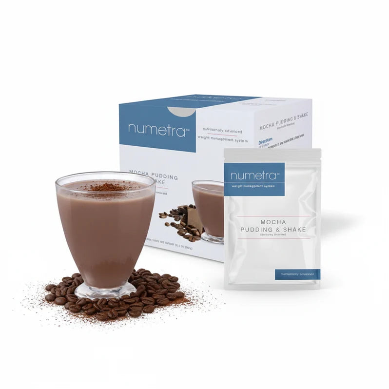 Numetra Mocha Pudding and Shake | 20g Protein | 7 Count