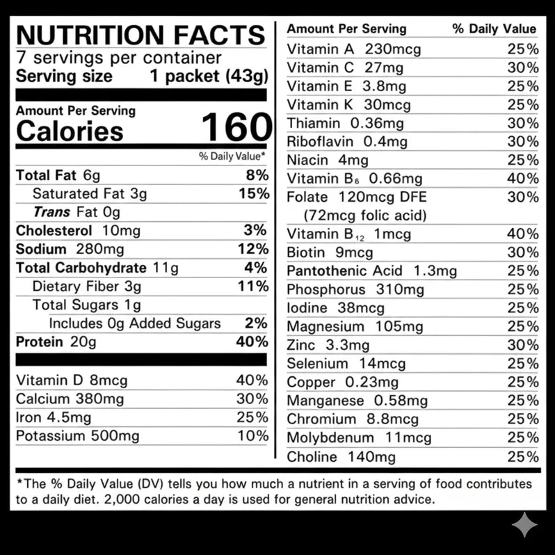 Numetra Spiced Carrot Cake Pudding and Shake | 20g Protein | 7 Count