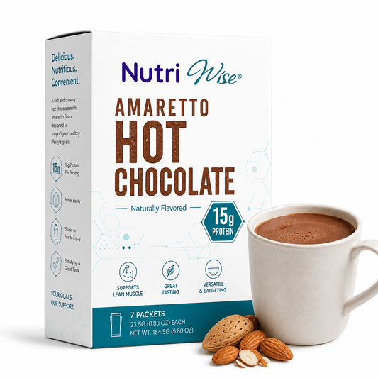 NutriWise Amaretto Hot Chocolate Protein Drink (7ct)