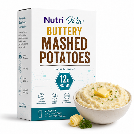 NutriWise Instant High Protein, Sour Cream & Chives Mashed Potatoes (7ct)