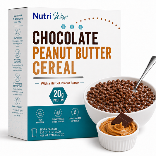 NutriWise Chocolate Peanut Butter Cereal (7ct)