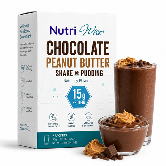 NutriWise Chocolate Peanut Butter Protein Shake or Pudding (7ct)