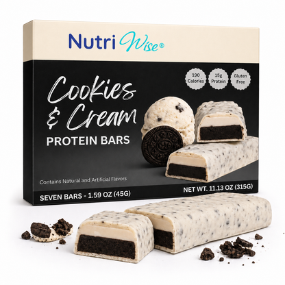 NutriWise Cookies & Cream Bars (7ct)