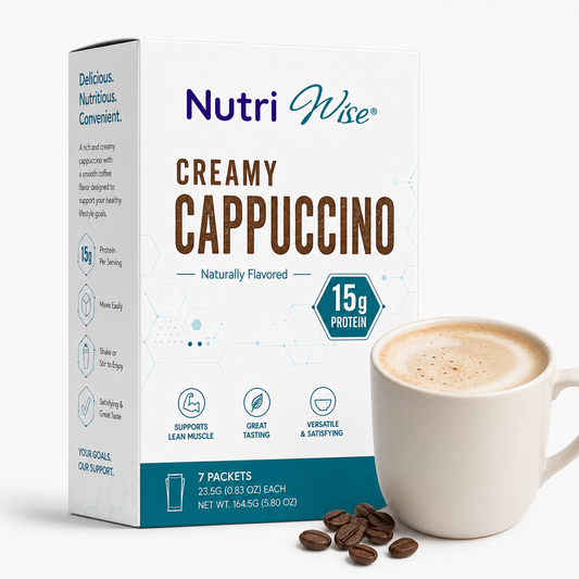 NutriWise Creamy Cappuccino Protein Drink (7ct)