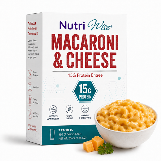 NutriWise Creamy Macaroni & Cheese | High Protein Pasta (7ct)