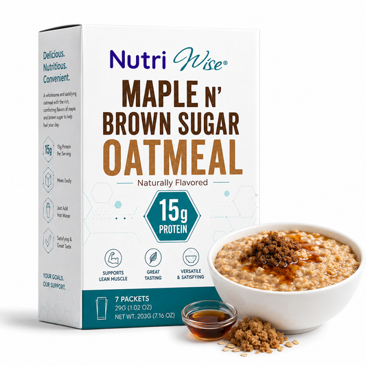 NutriWise Maple Brown Sugar Protein Oatmeal (7ct)