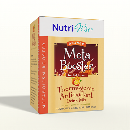 NutriWise Orange Meta Booster Thermogenic Antioxidant Drink (14ct)