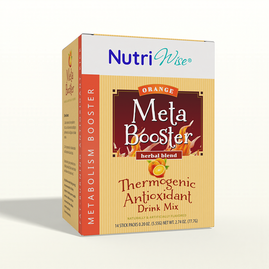 NutriWise Orange Meta Booster Thermogenic Antioxidant Drink (14ct)
