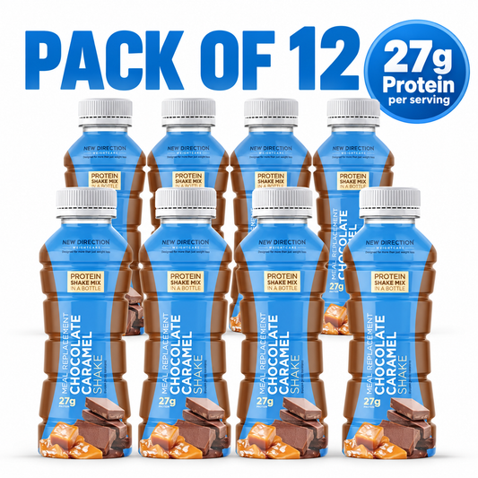 New Direction Chocolate Caramel 27g Protein Shake
