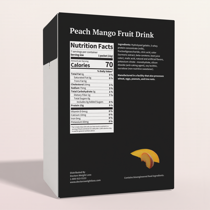 ProtiWise Peach Mango Fruit Drink (7ct)