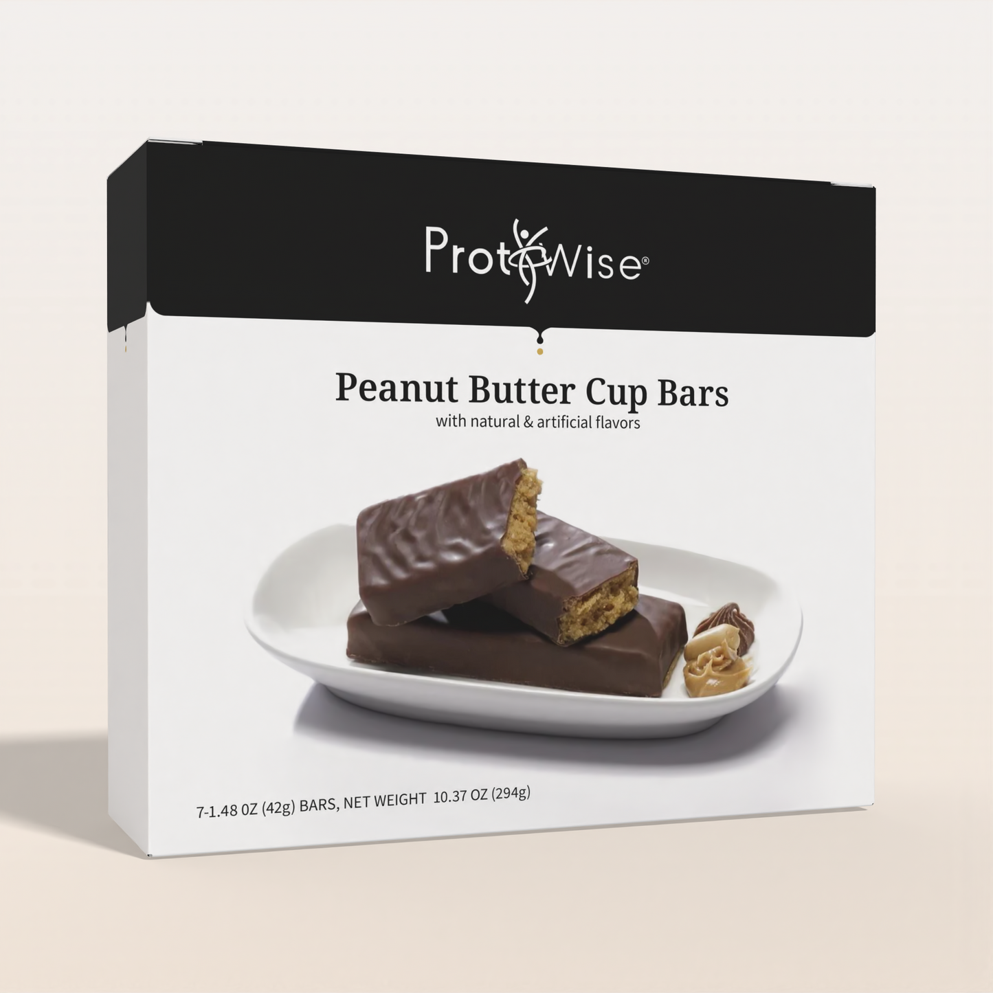 ProtiWise Peanut Butter Cup Diet-Friendly Protein Bars (7ct)