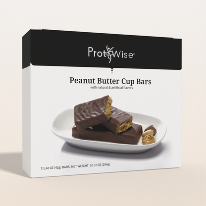 ProtiWise Peanut Butter Cup Diet-Friendly Protein Bars (7ct)