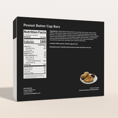 ProtiWise Peanut Butter Cup Diet-Friendly Protein Bars (7ct)