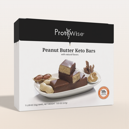ProtiWise Peanut Butter Keto Diet-Friendly Protein Bars (7ct)