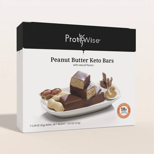 ProtiWise Peanut Butter Keto Diet-Friendly Protein Bars (7ct)
