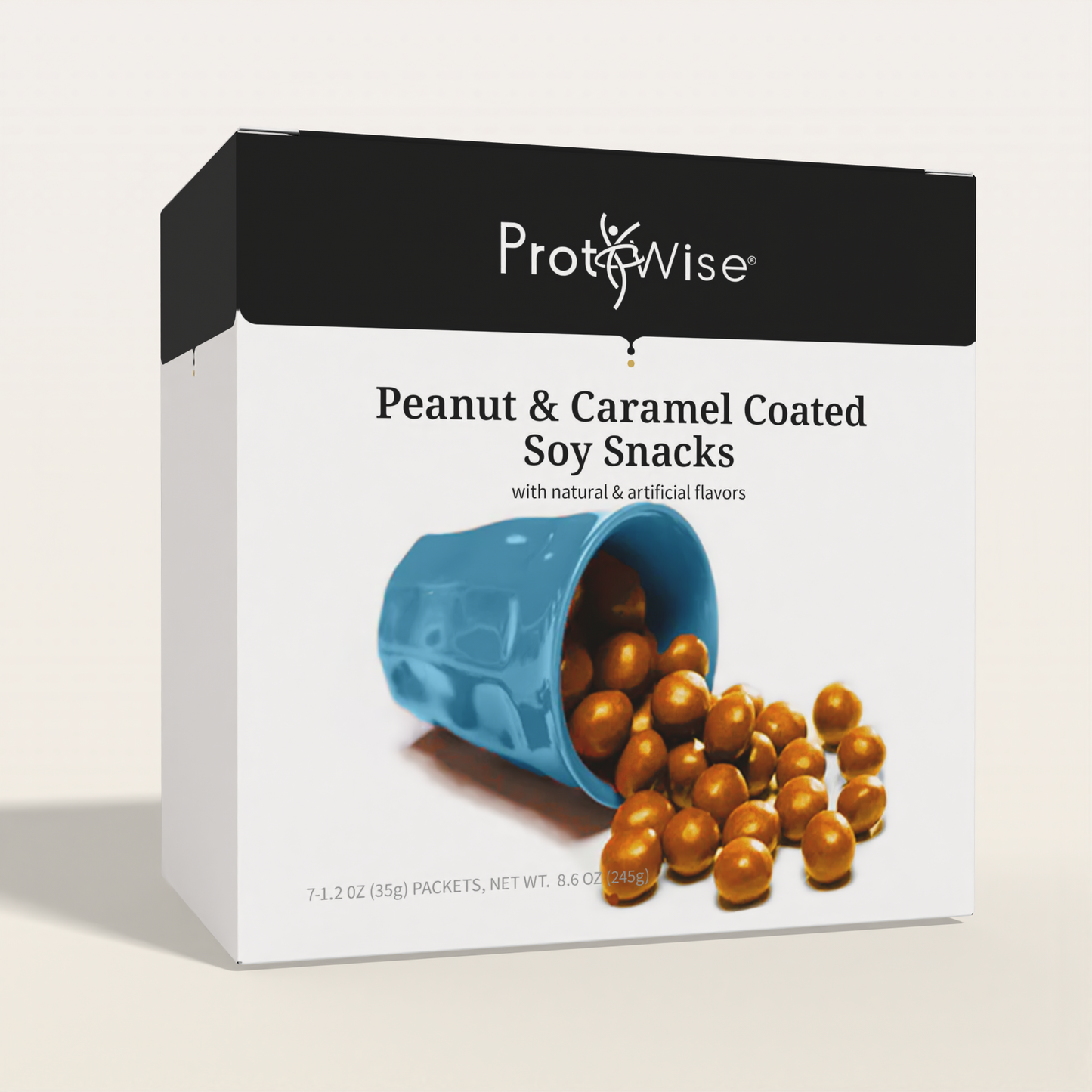 ProtiWise Peanut & Caramel Soy Protein Snacks (7ct)