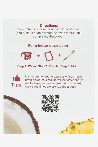 ProtiDIET High Protein Pineapple Coconut Smoothie Mix (7ct)