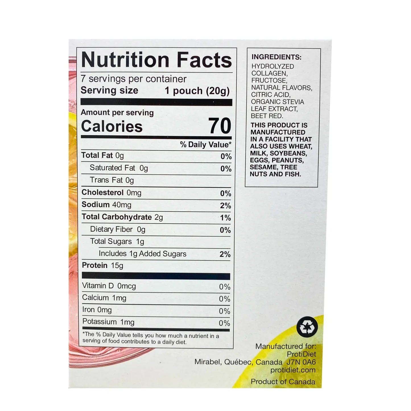 ProtiDIET High Protein Pink Lemonade Drink with Collagen (7ct)