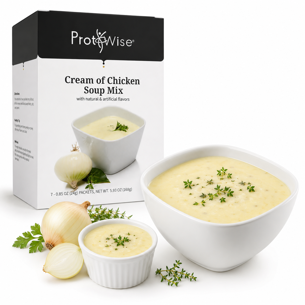 ProtiWise Cream of Chicken Soup | High-Protein (7ct)