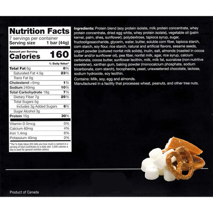 ProtiWise Salted Toffee Pretzel Protein Bars (7Serv)