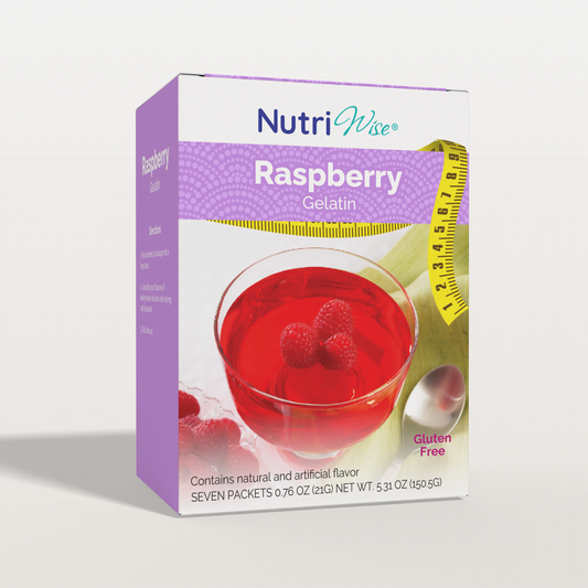 NutriWise High Protein Raspberry Gelatin (7ct)