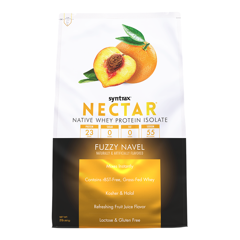 Syntrax Nectar 2lb Protein Powder - Fuzzy Navel (32 Serv)
