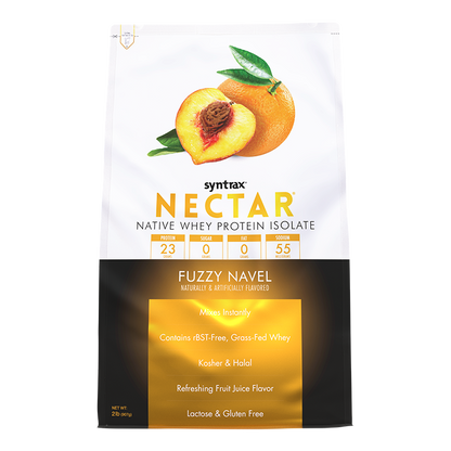 Syntrax Nectar 2lb Protein Powder - Fuzzy Navel (32 Serv)