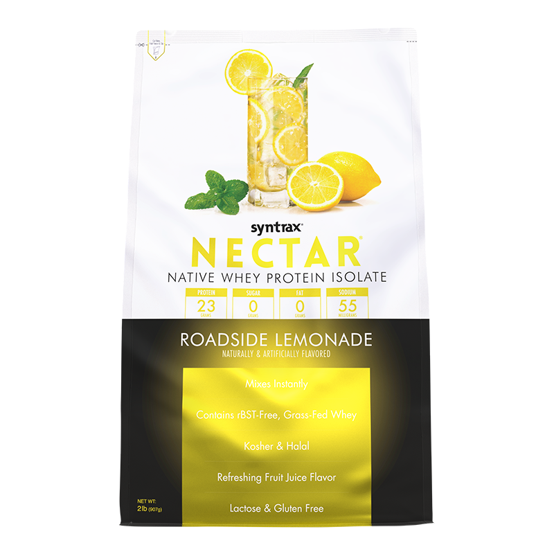 Syntrax Nectar 2lb Protein Powder - Lemonade (32 Serv)