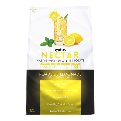 Syntrax Nectar 2lb Protein Powder - Lemonade (32 Serv)