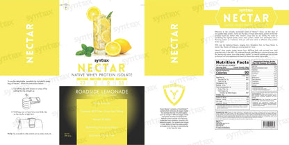 Syntrax Nectar 2lb Protein Powder - Lemonade (32 Serv)