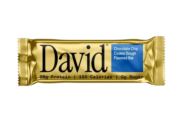 David Bars 28g High-Protein | Chocolate Chip Cookie Dough Bar (12ct)