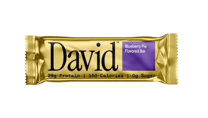 David Bars 28g High-Protein | Blueberry Pie Bar (12ct)