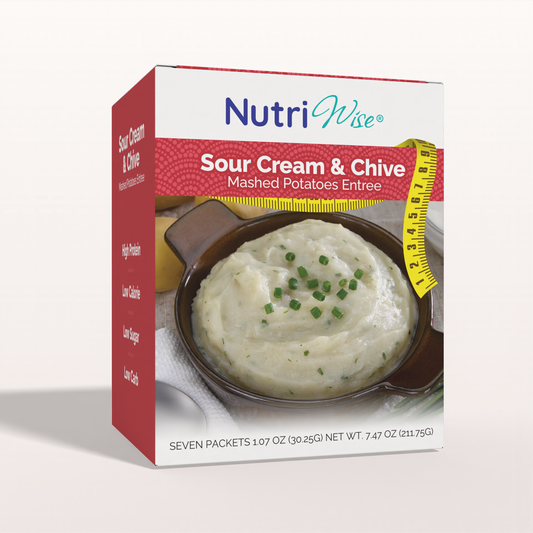 NutriWise Instant High Protein, Sour Cream & Chives Mashed Potatoes (7ct)