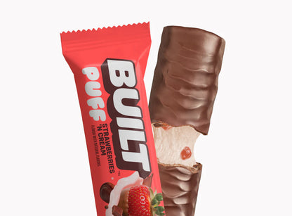Built - Strawberries 'N Cream Puff Bar (1ct)